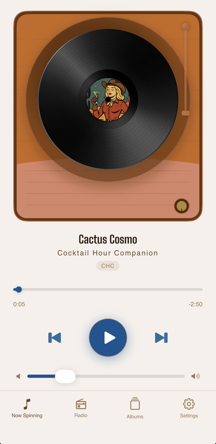CHC: Lounge Music Player on iPhone