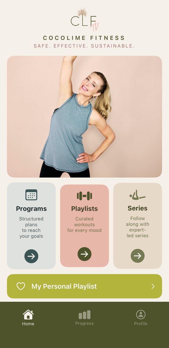 Cocolime Fitness: CLF TV on Android